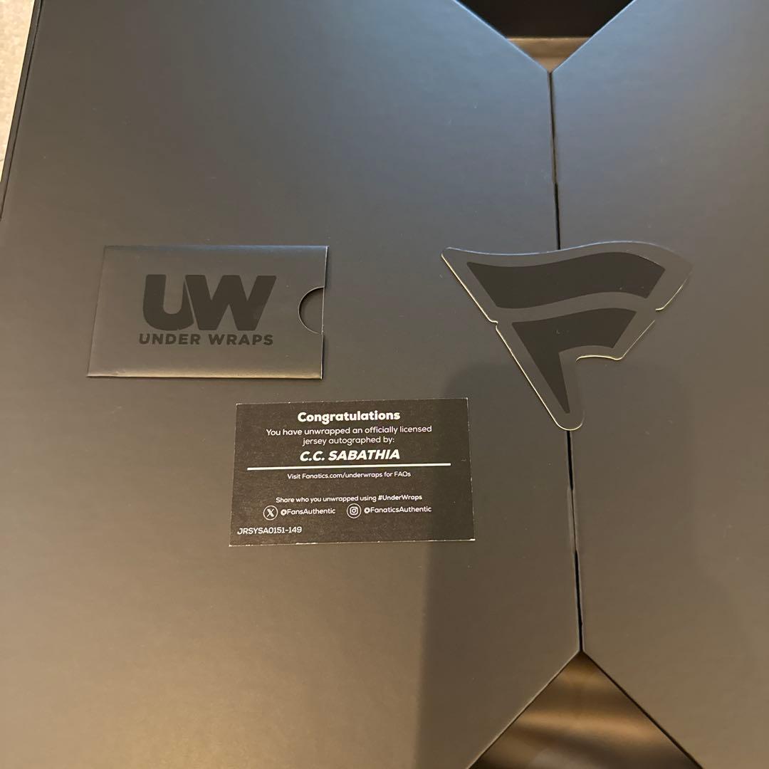 SABATHIA 直筆ユニフォーム