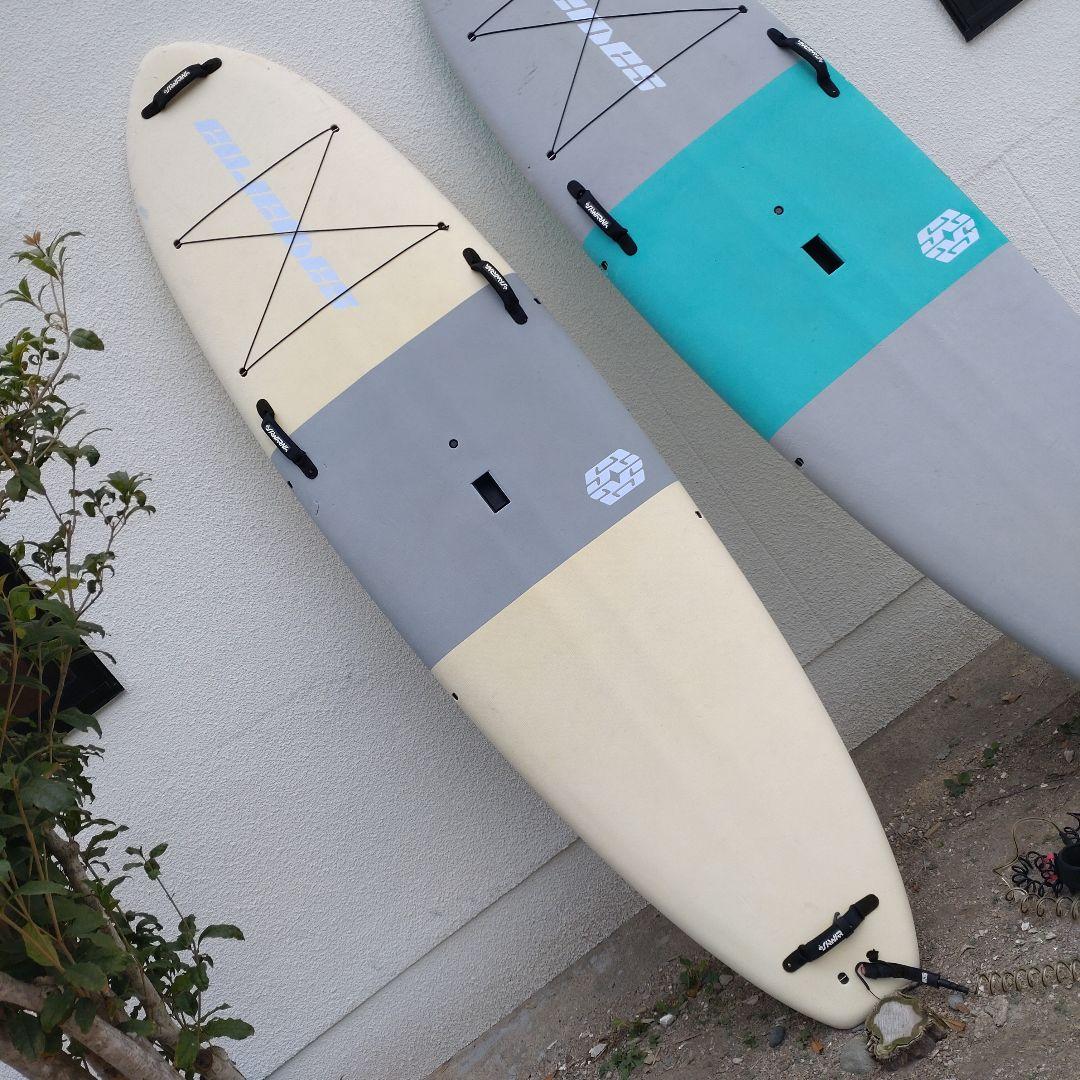 【2個セット SUPボード】SAWARNA 中古品 セーフティコード、フィン付
