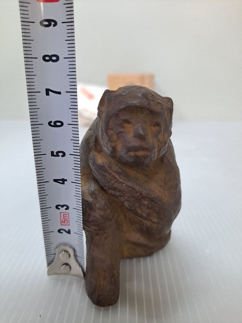 猿 ブロンズ象 作家物 銅製 オブジェ 置物 アンティーク