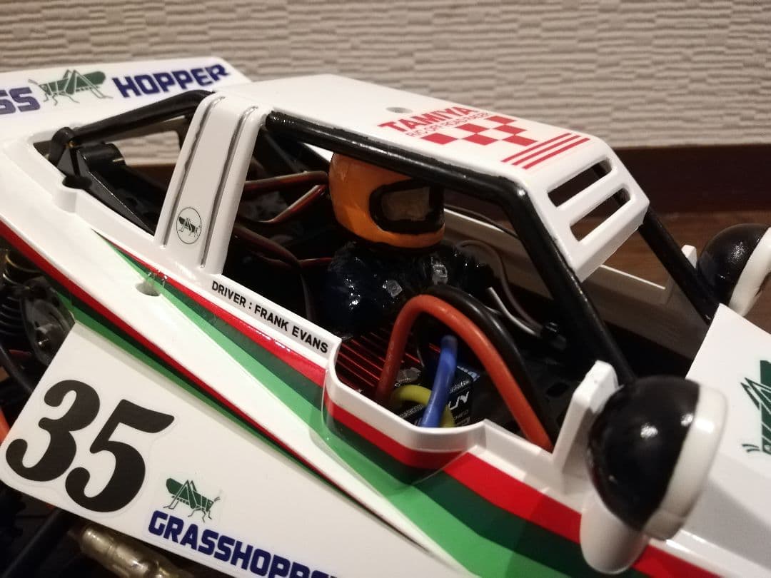 タミヤ グラスホッパー オイルダンパーカスタム 540モーター フルベア