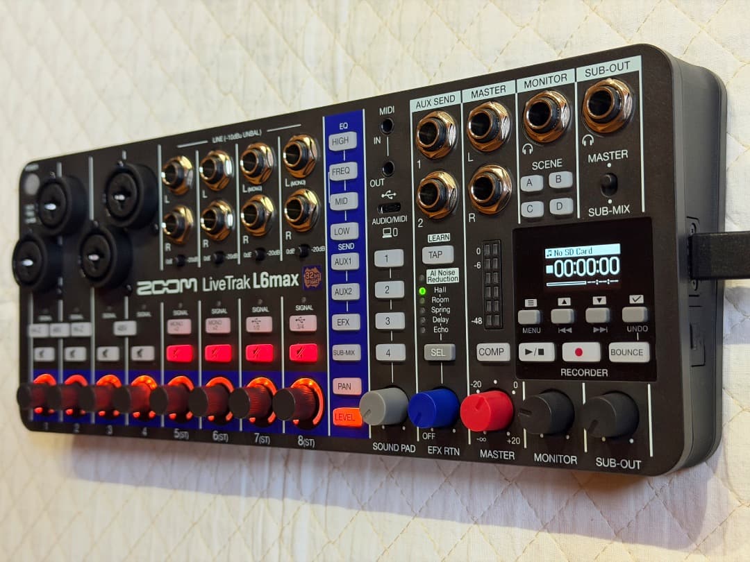 ZOOM LiveTrak L6max デジタルミキサー / レコーダー