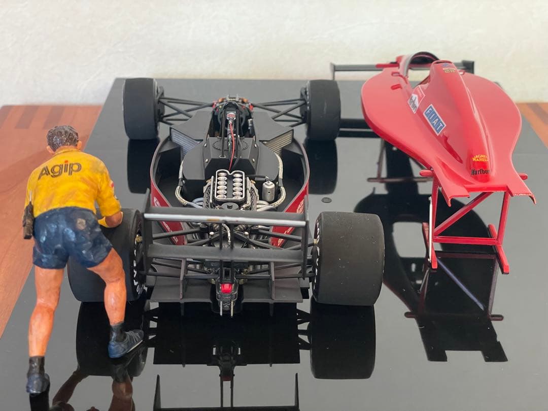 TAMIYA製　Ferrari F189 モデル 完成品フィギュア付