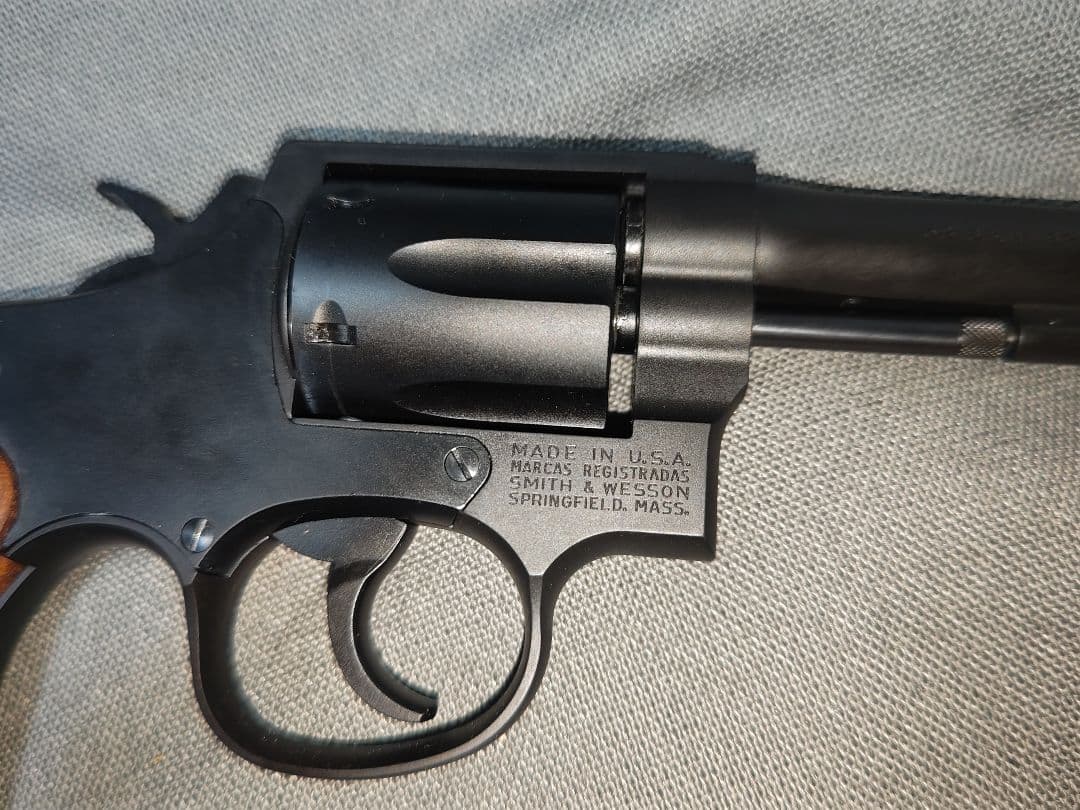 タナカ ガスリボルバー M10 ヘビーウェイトHW Ver.3　木製グリップ付き