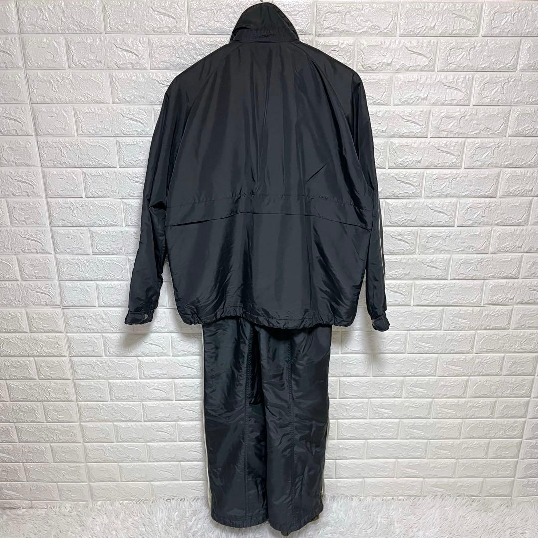 DESCENTE スノーウェア上下M ブラック スキースノボ シンプル 男女兼用