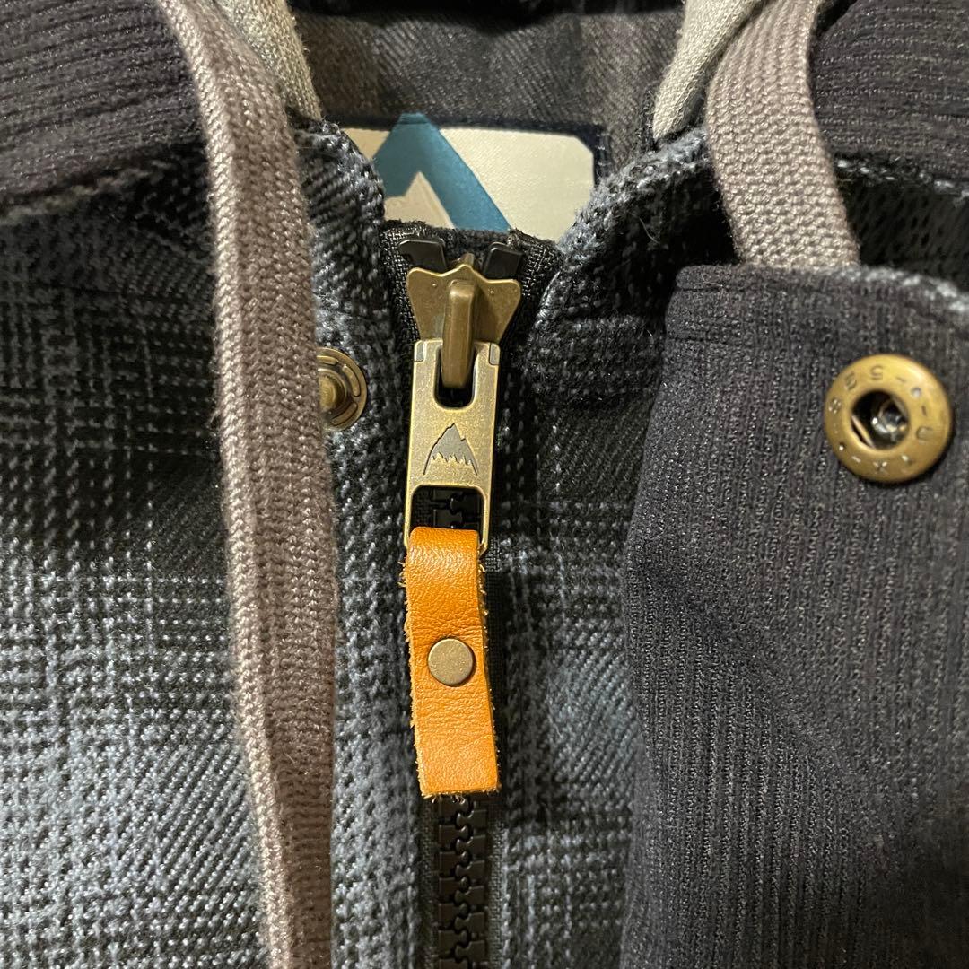 Burtonバートンスキーウェアスノーボードジャケットパーカーフード黒ブラック紺