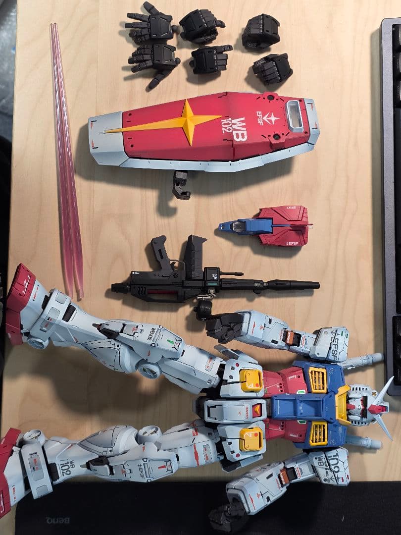PG UNLEASHED 1/60 RX-78-2 ガンダム 全塗装完成品