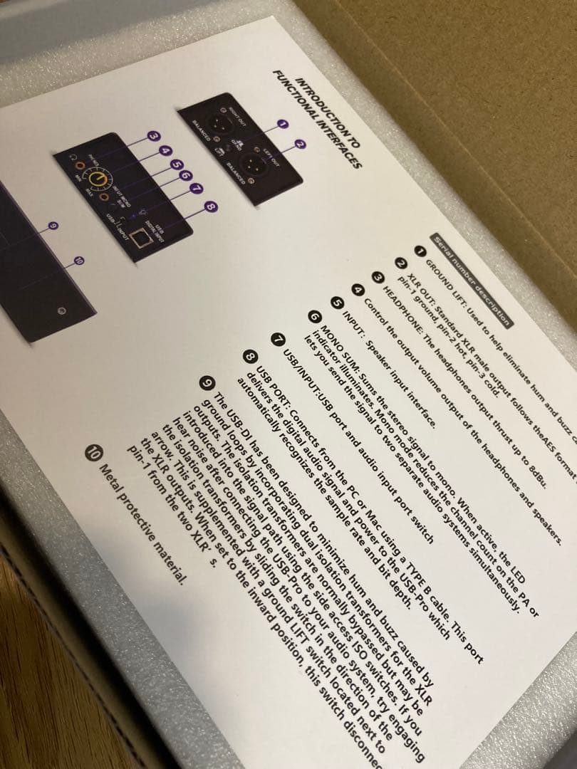 残り1台｜即購入OK｜USB→XLR DI 宅録/ライブ対応｜Radial代替