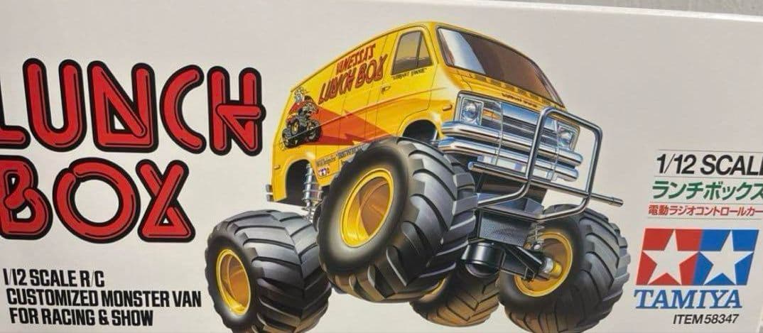 新品未組立 1/12RC ランチボックス タミヤ ラジコン 黄色 ビックタイヤ