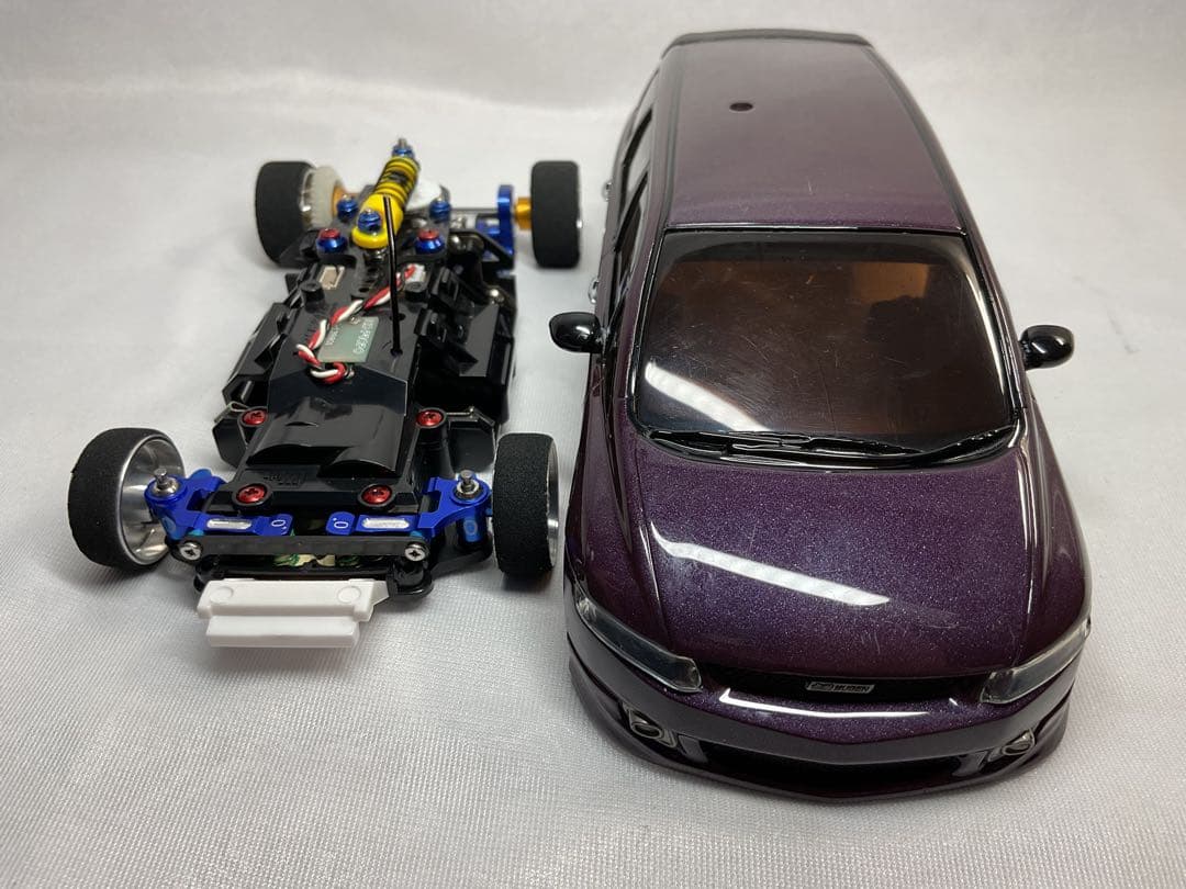 京商ミニッツ　MR-03 ホンダ無限オデッセイM's製　Mk'1アルミホイール付