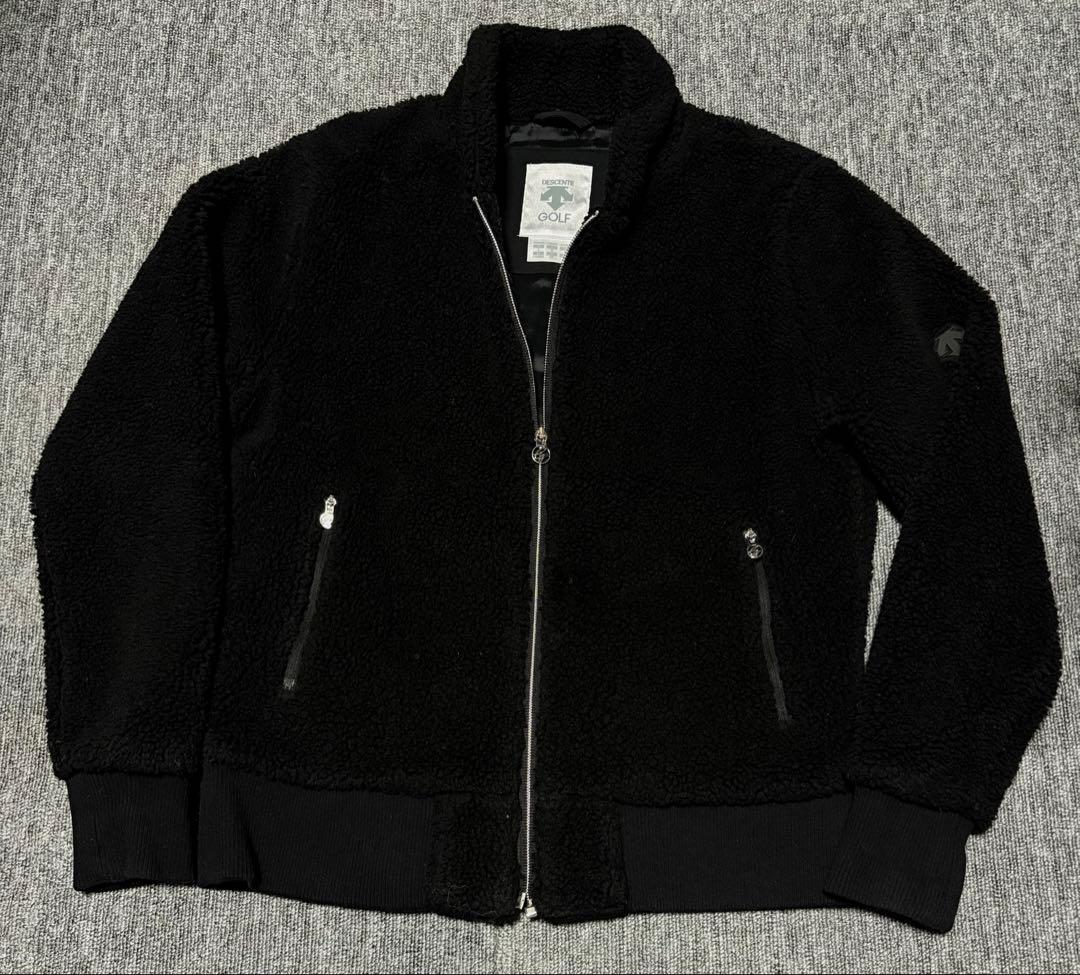 DESCENTEgolfボアフリース ジャケット ゴルフウェア