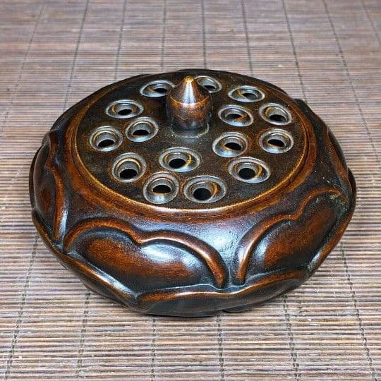 蓮華香炉 銅香炉 茶道具 香道具 仏具 工芸品 置物