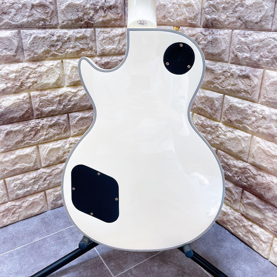 【音出し確認済み】メイソン　エレキギター　レスポール　ホワイト