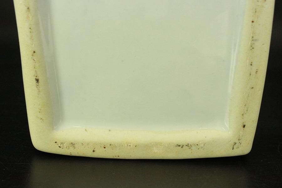 中国美術 窓絵 古い花瓶(ZE512)