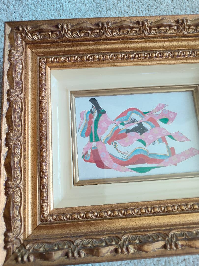 【貴重】アンティークゴールド装飾フォトフレーム額縁