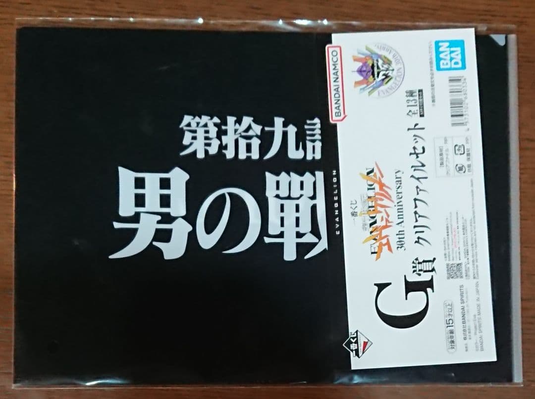 一番くじ 新世紀エヴァンゲリオン G賞 クリアファイルセット 10つ