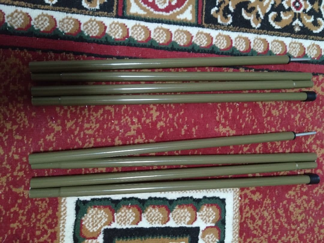 VASTLAND トンネルテント Sサイズ+ロゴスキャノピーポール180cm