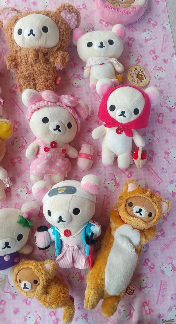 リラックマ　コリラックマ　ぬいぐるみ　ポーチ