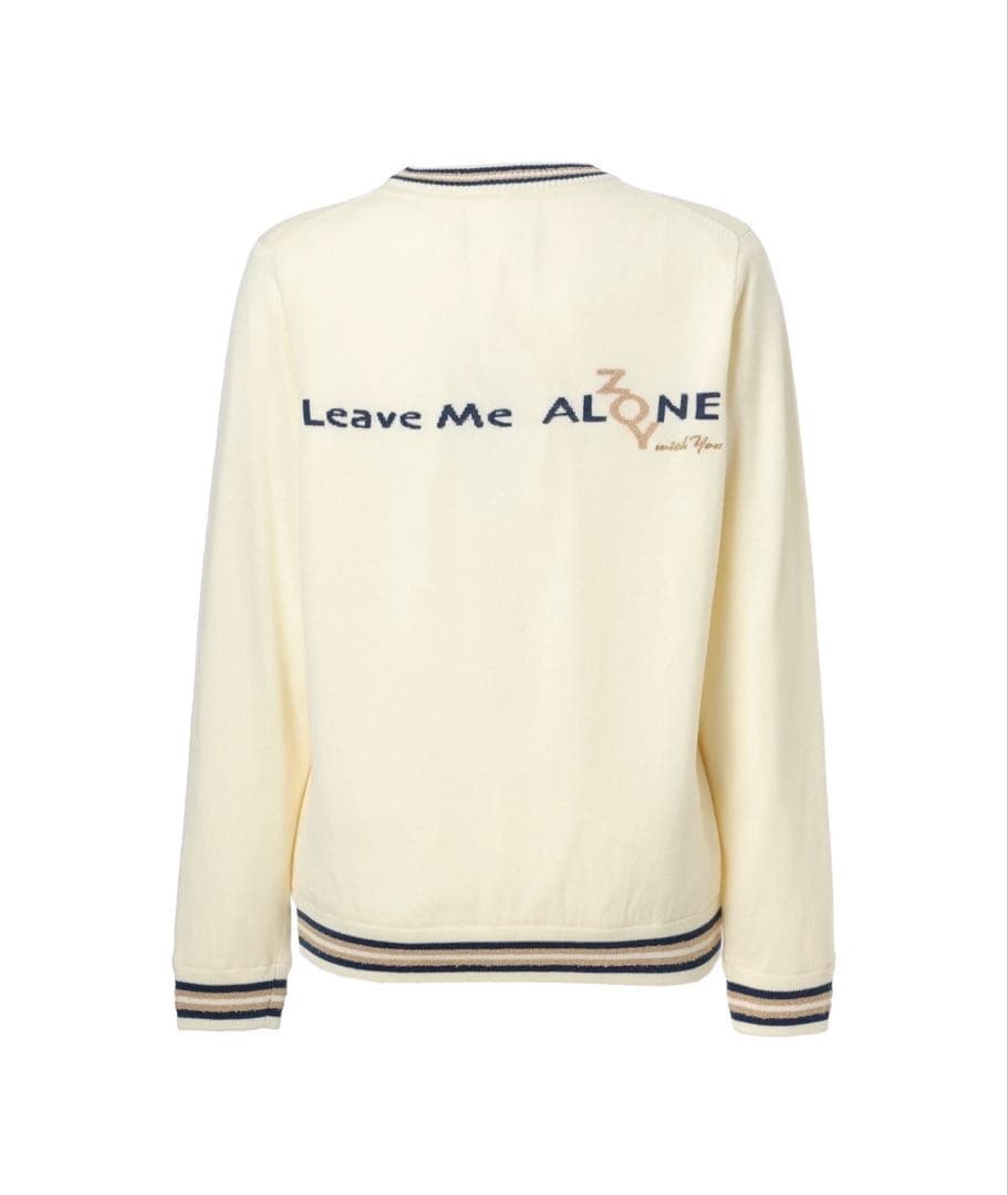 新品36 ZOYゾーイホワイト系セーター