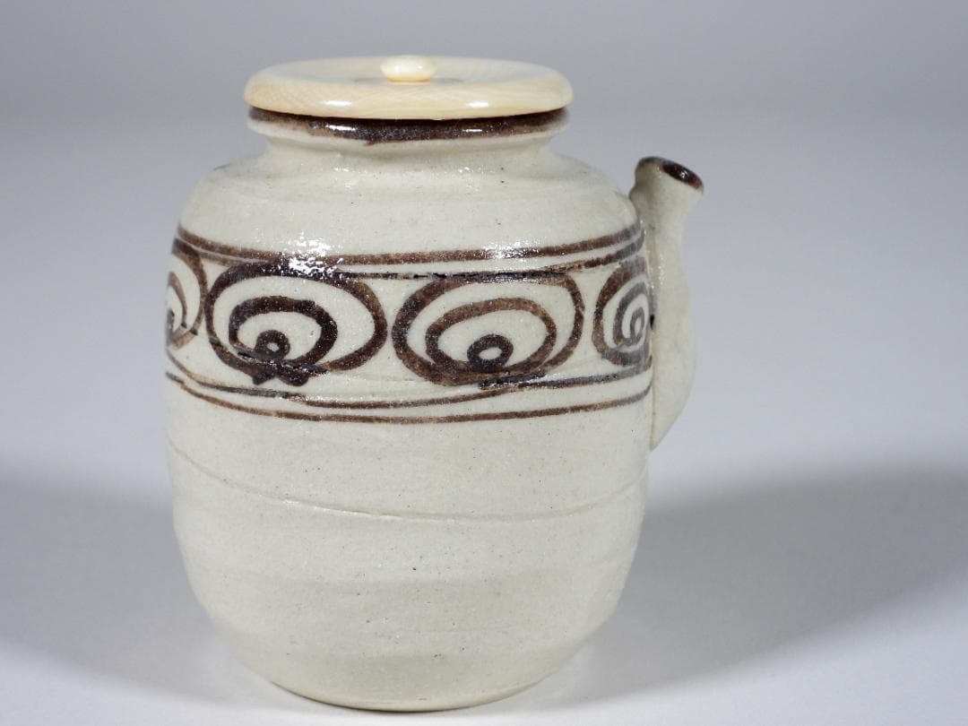 不老園 造 色変 四滴茶入 共箱 煎茶道具