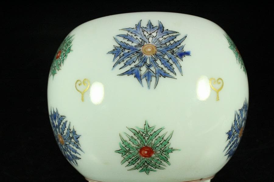 十三代 酒井田 柿右衛門 作 香炉 共箱(K-A999)