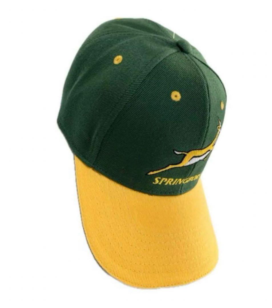 ラグビーSPRINGBOKS 南アフリカ代表　刺繍デザイン「 緑」「黄」　セット