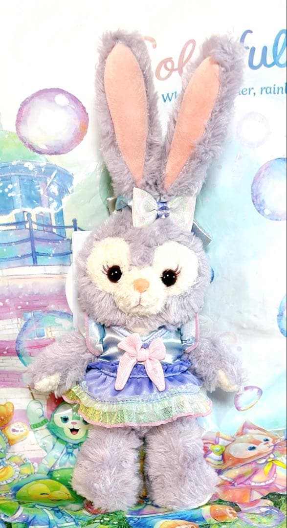 ダッフィー 20周年 カラフルハピネス バケパ ポージープラッシー ステラルー