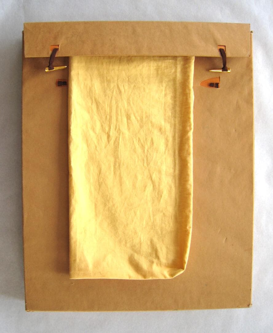 た*ん様 【真筆】穐月 明◆扇鉢の椿　額 ４号 共シール・黄袋・タトウ箱付