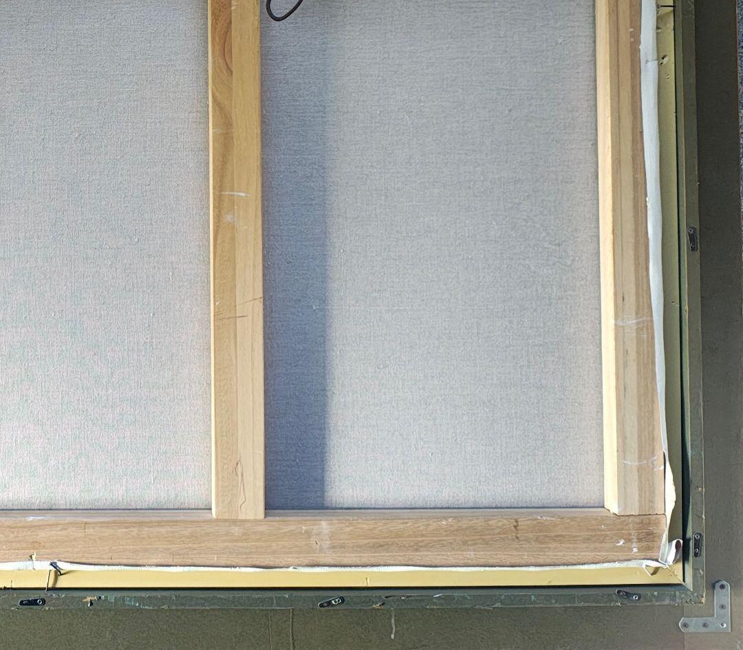 【送料込】F50号 額縁 ゴールド アクリル板付 大型 アンティーク調 個展