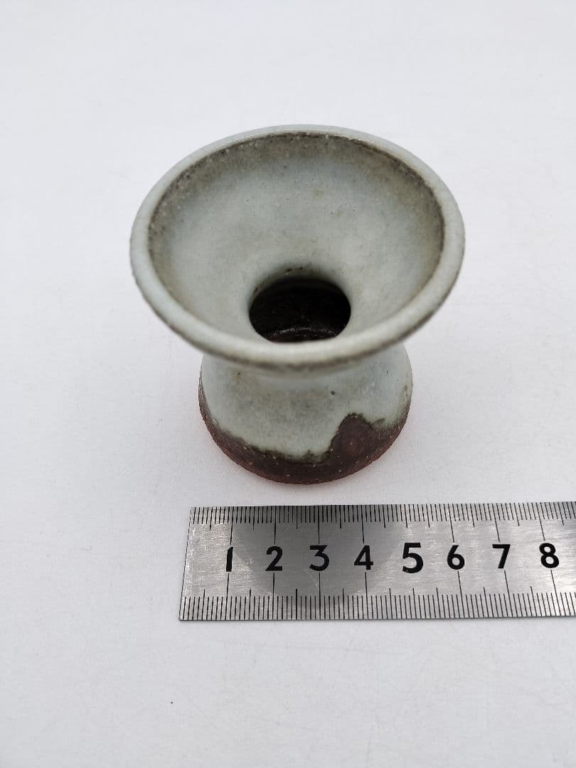 c801【未使用】蓋置 萩 椋原桂俊 木箱 茶道具