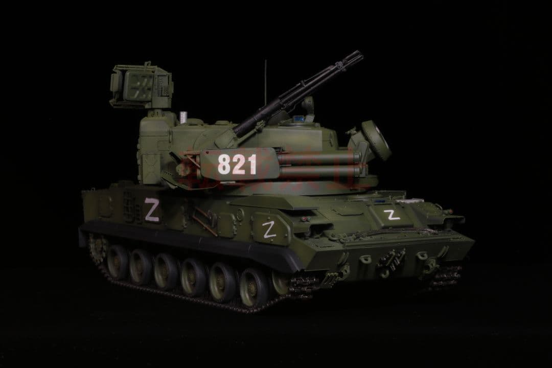 完成品 1/35 ロシア軍 2S6M 自走式対空砲 プラモデル パンダホビー