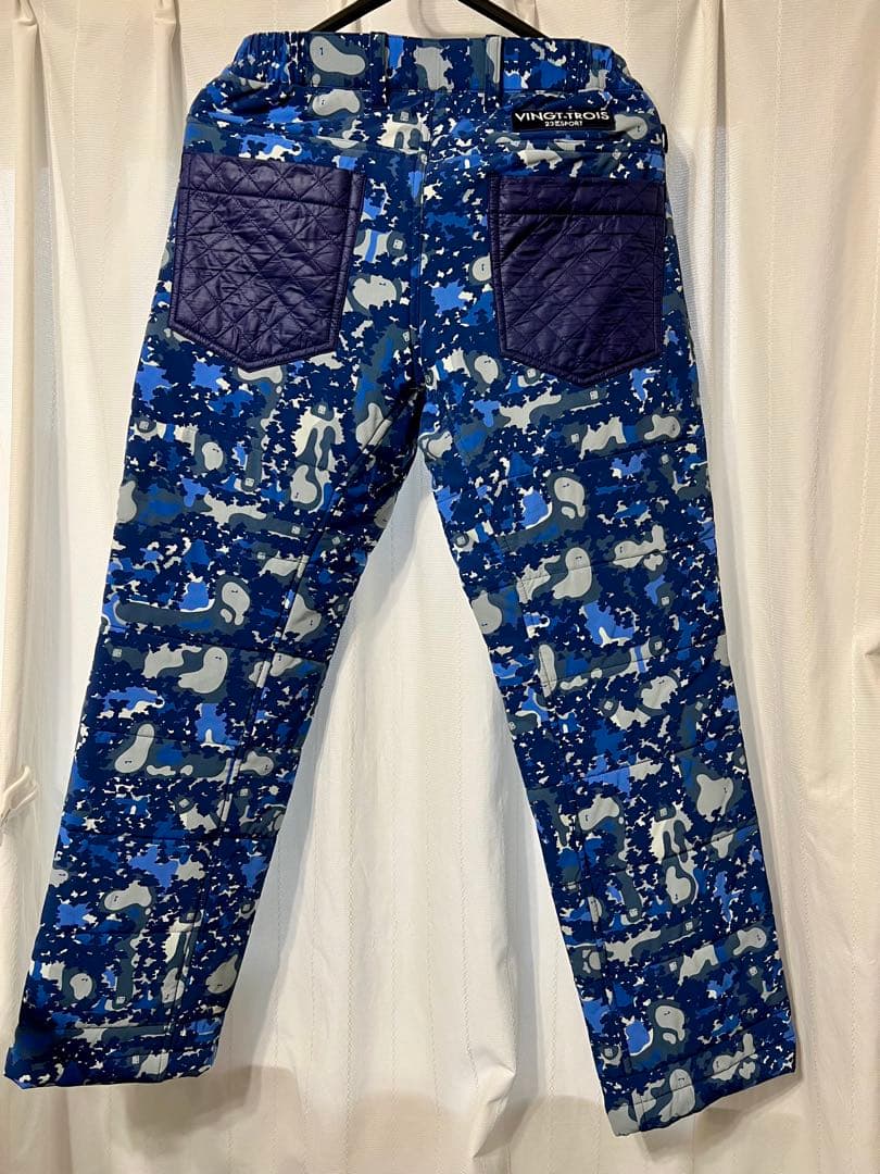 23区 GOLF ゴルフ 軽量防寒着上下 2way ジャケットダウン90% M