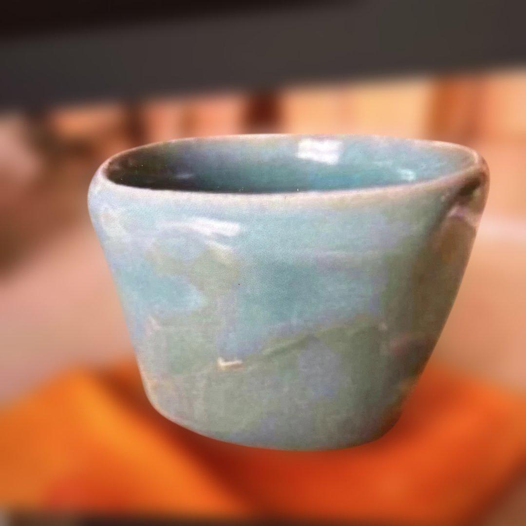 ▶︎ ◎成良仁　東京藝術大学 青瓷釉　ぐい呑