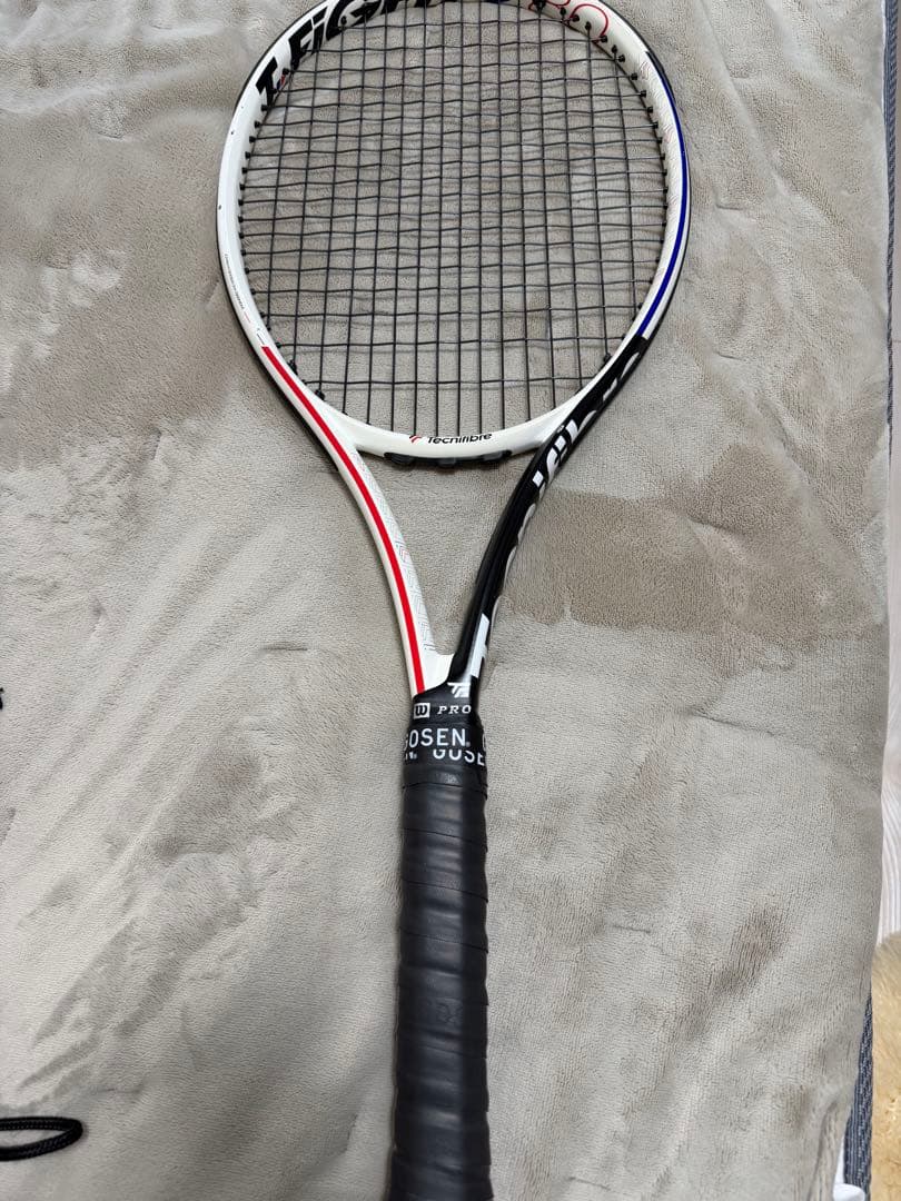 TF 硬式テニスラケット 黒/白/青