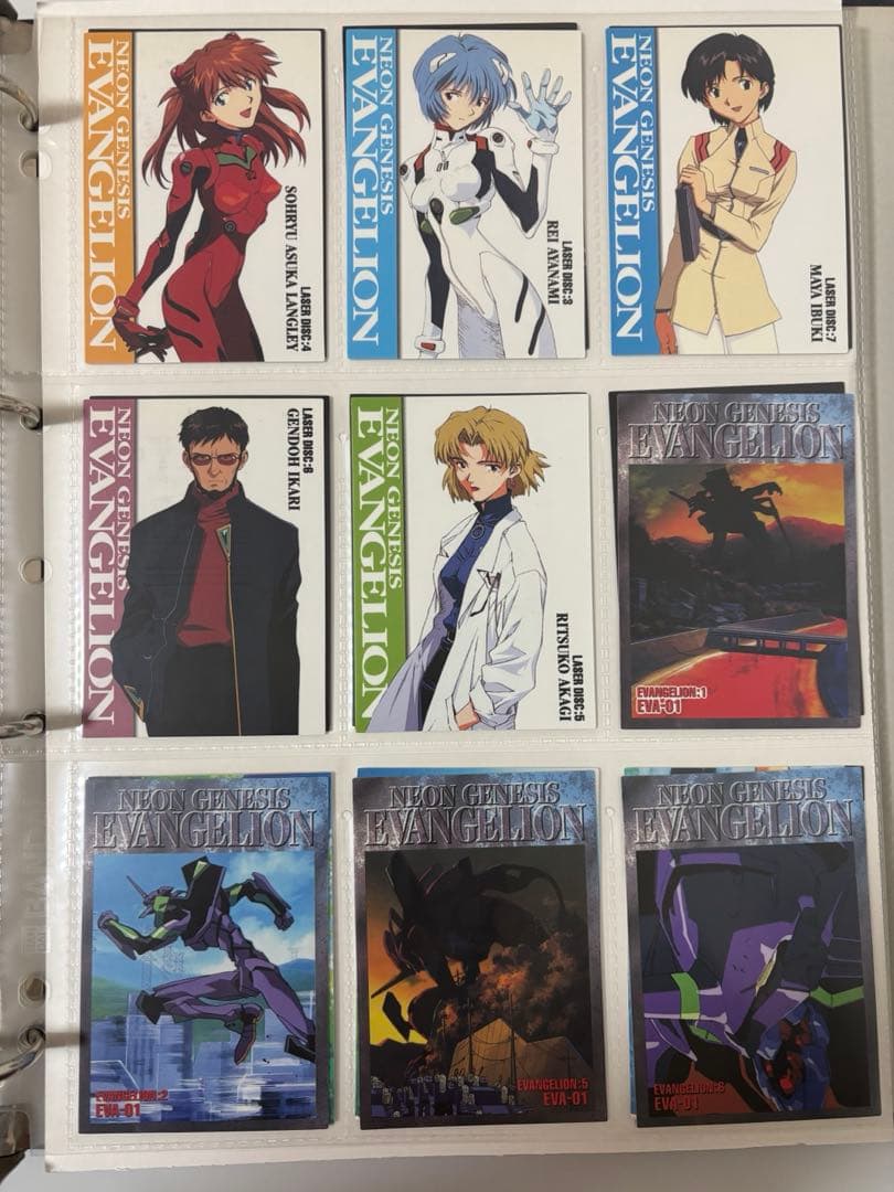 新世紀エヴァンゲリオン カードダスマスターズ バインダー カード まとめ売り