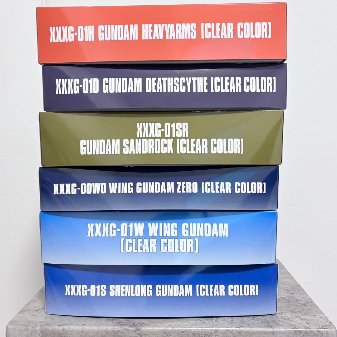 ガンプラ まとめ売り 6点 クリアカラー ウイングゼロ ヘビーアームズ　ほか