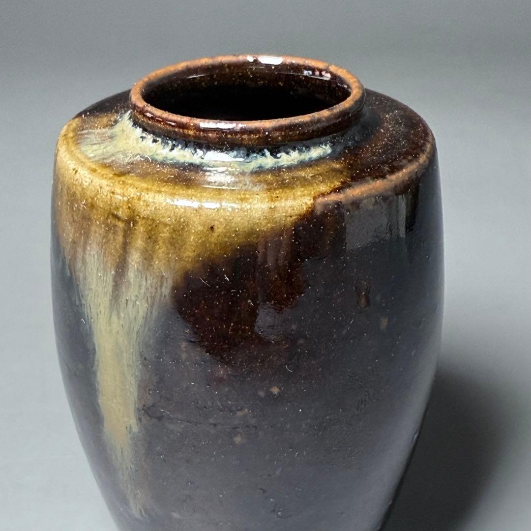 茶道具　膳所焼　陽炎園造　茶入　共箱　仕覆　裏千家　表千家　家元旧蔵品