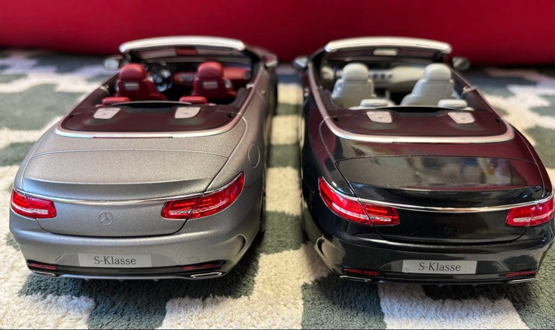 ノレブ 1/18 メルセデス ベンツ Sクラス カブリオレ 黒 ミニカー