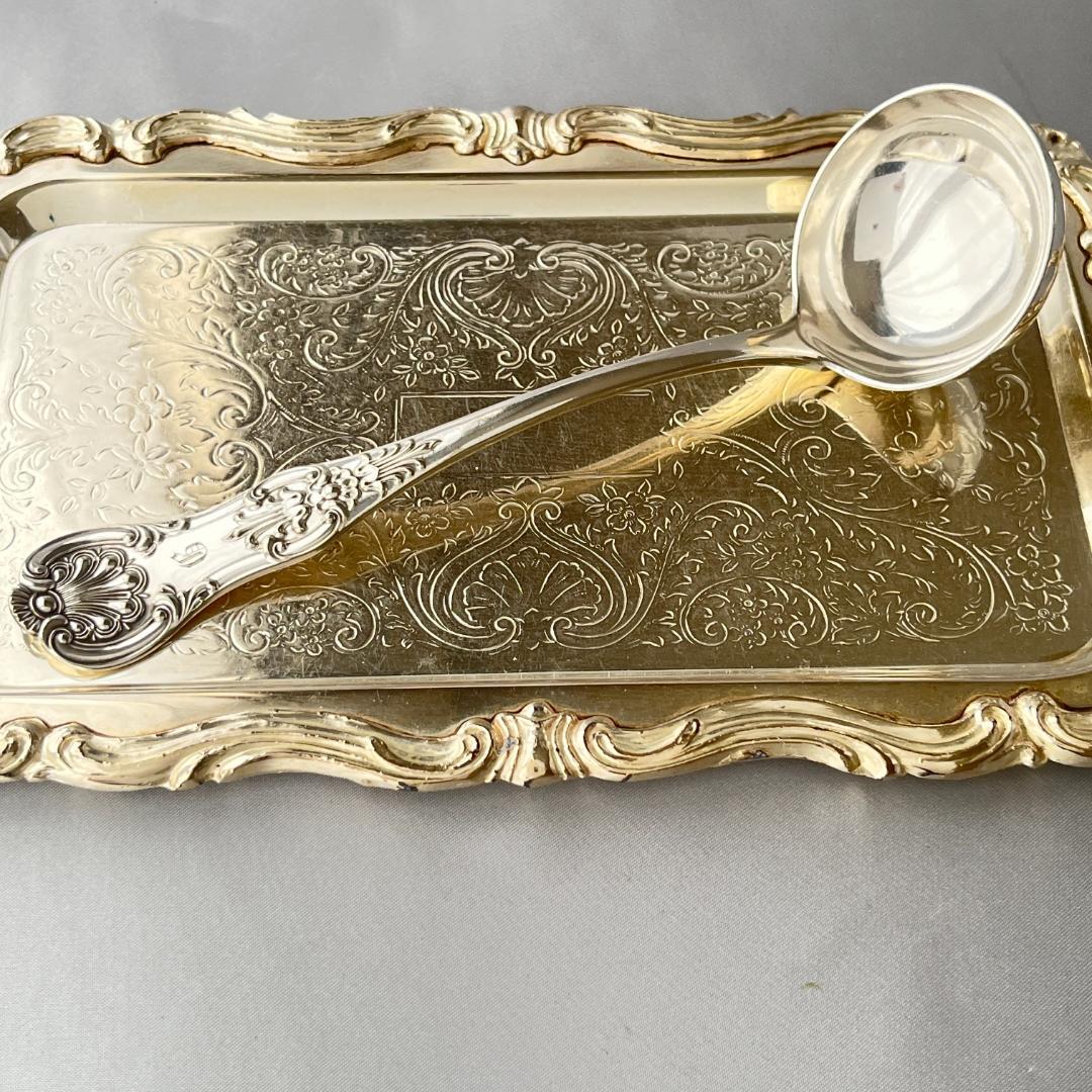 【Martin, Hall & Co】クイーンズパターン グレービーレードル