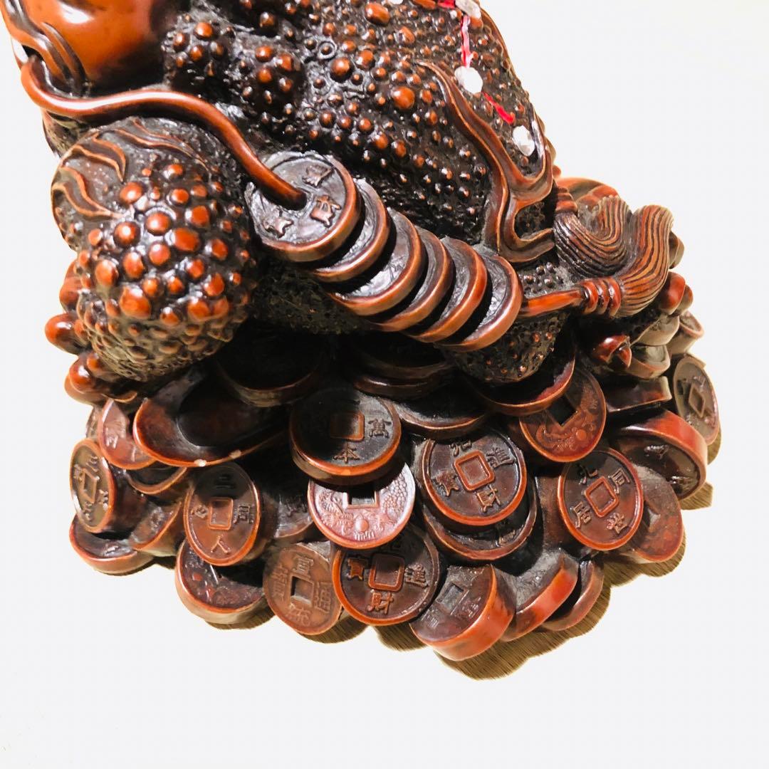 【R R R】三脚蟾蜍 銭蛙 風水 置き物 商売繁盛金運アップ 縁起 幸運