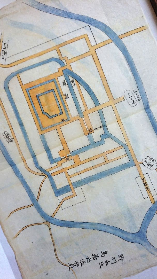 江戸後期『壬生城 城絵図』縄張図 城郭 近世大名 幕末 和本 古文書 古地図