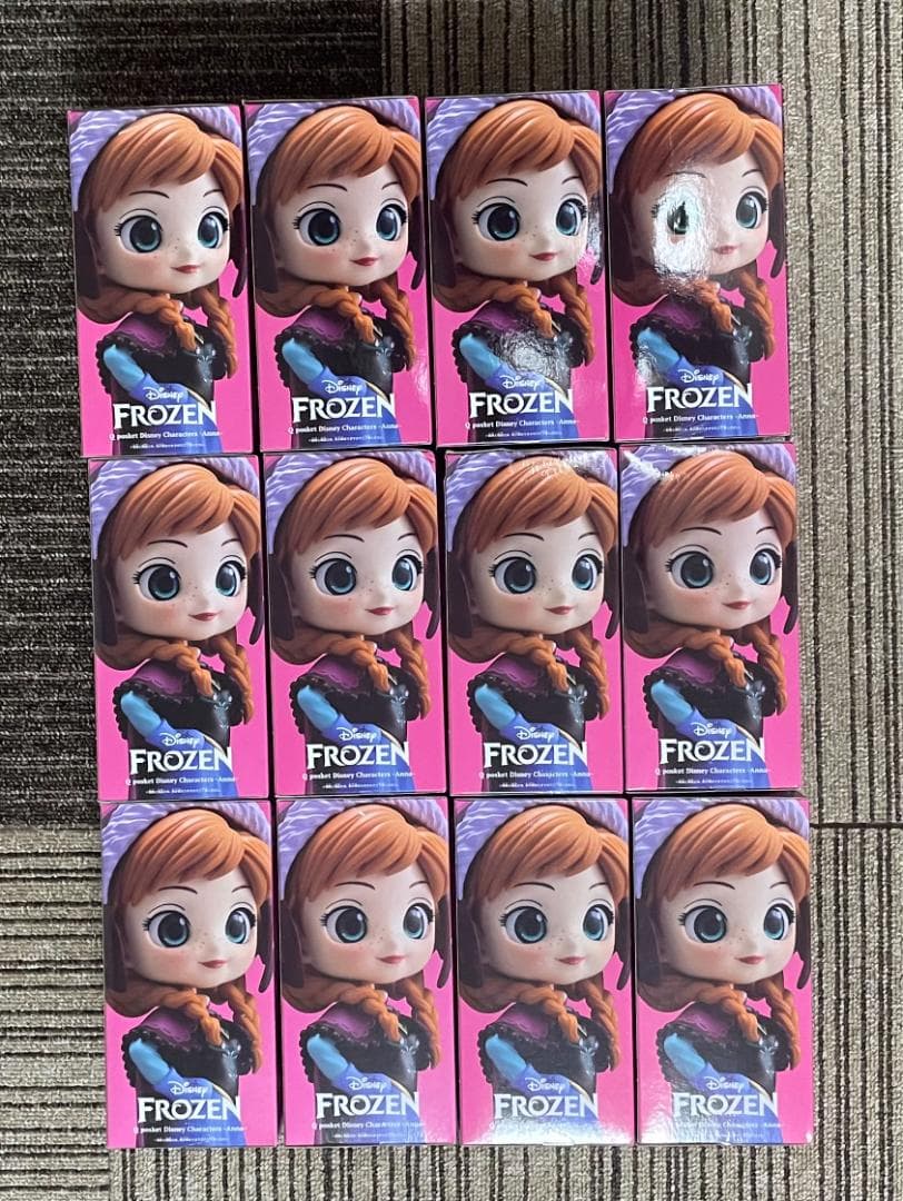 Q　posket　Disney　－Anna－　アナ　Aカラー　合計12個セット