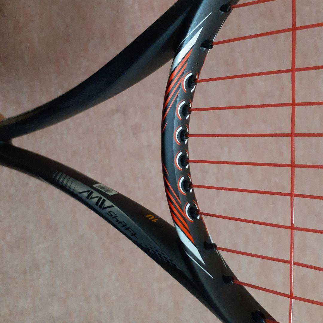 新品　Mizuno ソフトテニスラケット ブラック/レッド