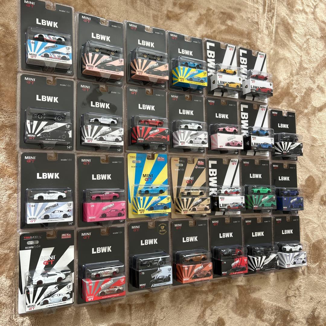 LIBERTY WALK MINI GT ミニカー 27台セット