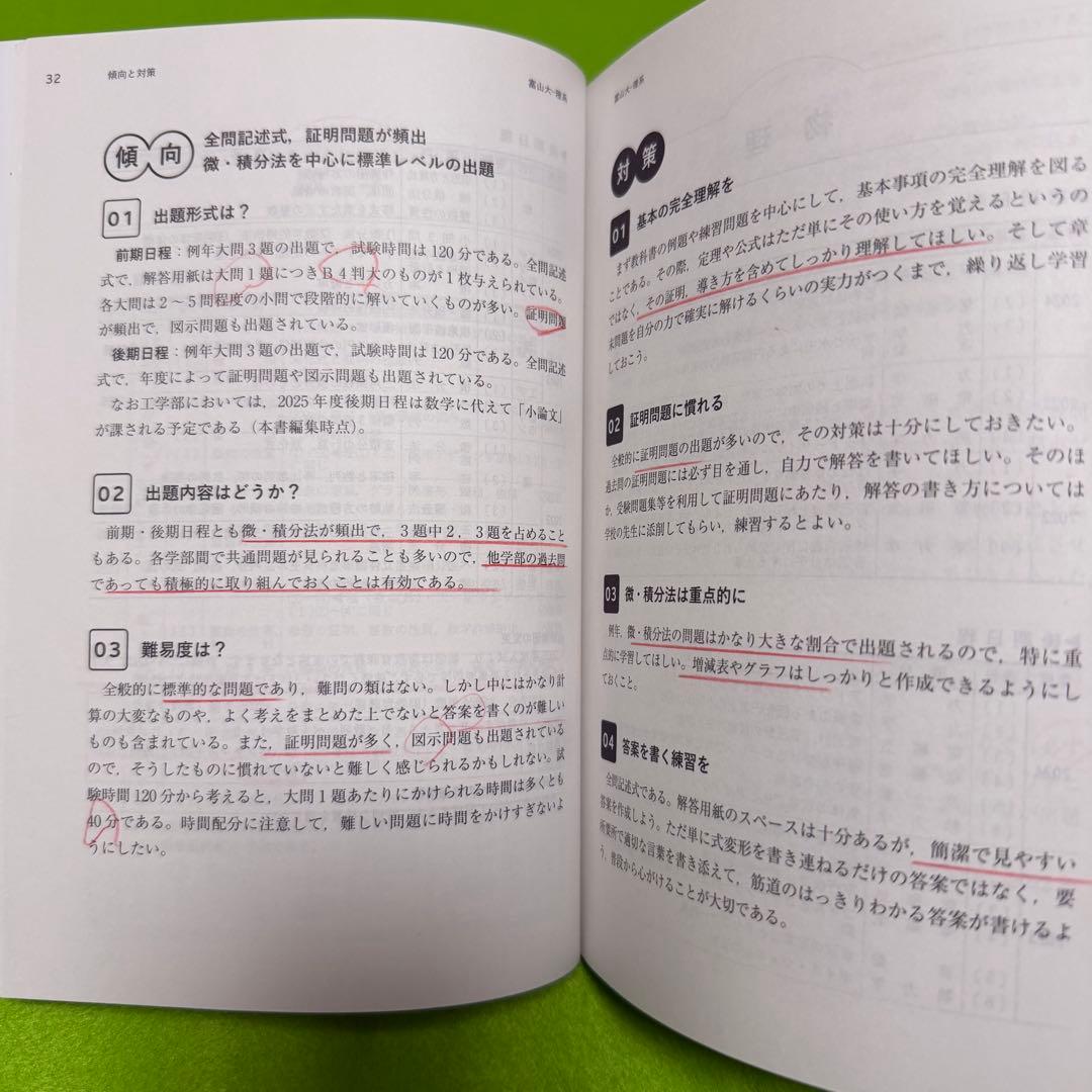 赤本　富山大学　理系　医学部　1998年～2024年 26年分