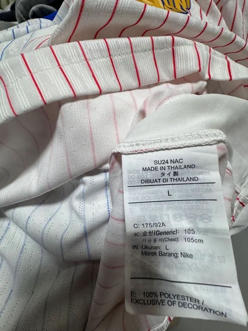 【正規品】フランス代表 オーセンティック アウェイ ユニフォームＬ新品