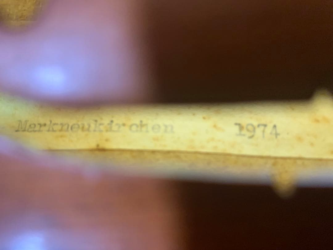 ドイツ製　1/2 分数　バイオリン　Herbert Otto