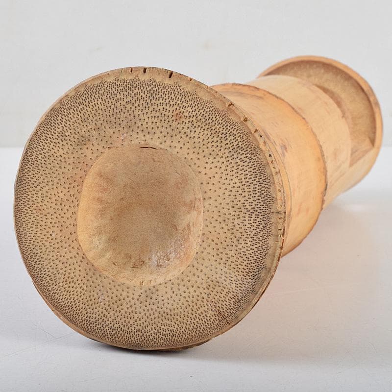 茶道具　竹花入　銘「雲の峰」　紫野　尾関桃林（宗園）極め箱　C　R9465