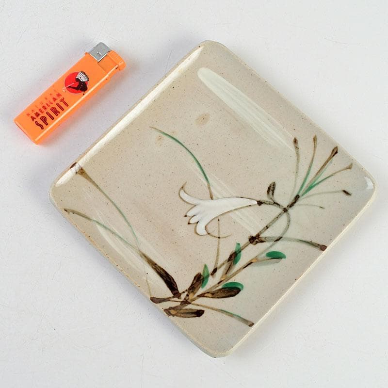 茶道具　幸兵衛窯　絵変四方皿　銘々皿　五客　共箱　N　9386