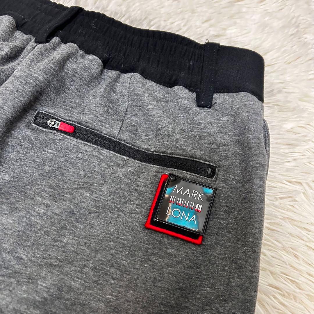 美品　mark&lona ストレッチ　パンツ　46 ゴルフウェア　グレー