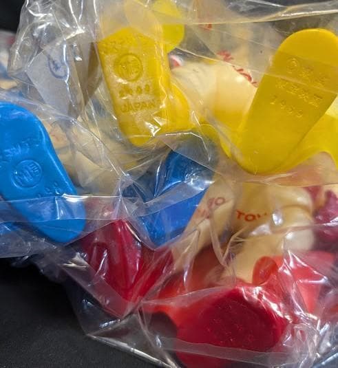 モゲラ２体＆未開封ミステリアン赤青黄（Ｍ１号）ソフビフィギュア計５体セット